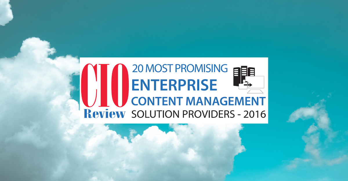JAGGAER Chosen for CIOReview’s 20 Most Promising Enterprise Contract Management Solution Providers 2016