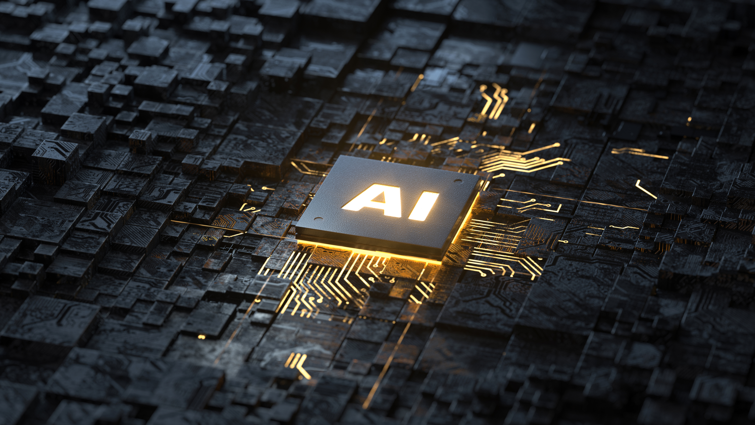 AI,Artificial Intelligence concept,Circuit board A Practical Guide to Implement AI