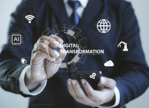 Digital transformation concept Future and innovation, internet and network concept technology background