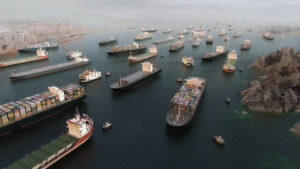 Cargo vessels congestion